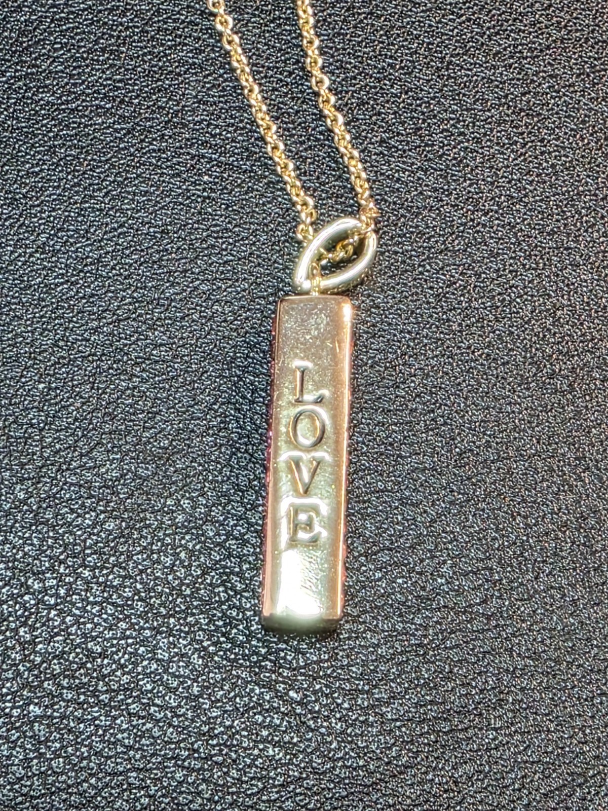 Truly Inspired 14K GP Love & Harmony Pin Rhine Necklace