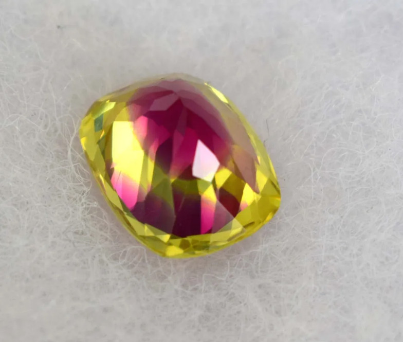 Natural Sapphire Pitambari 16.02 Ct Cushion Shape GIE Certified Loose Gemstone