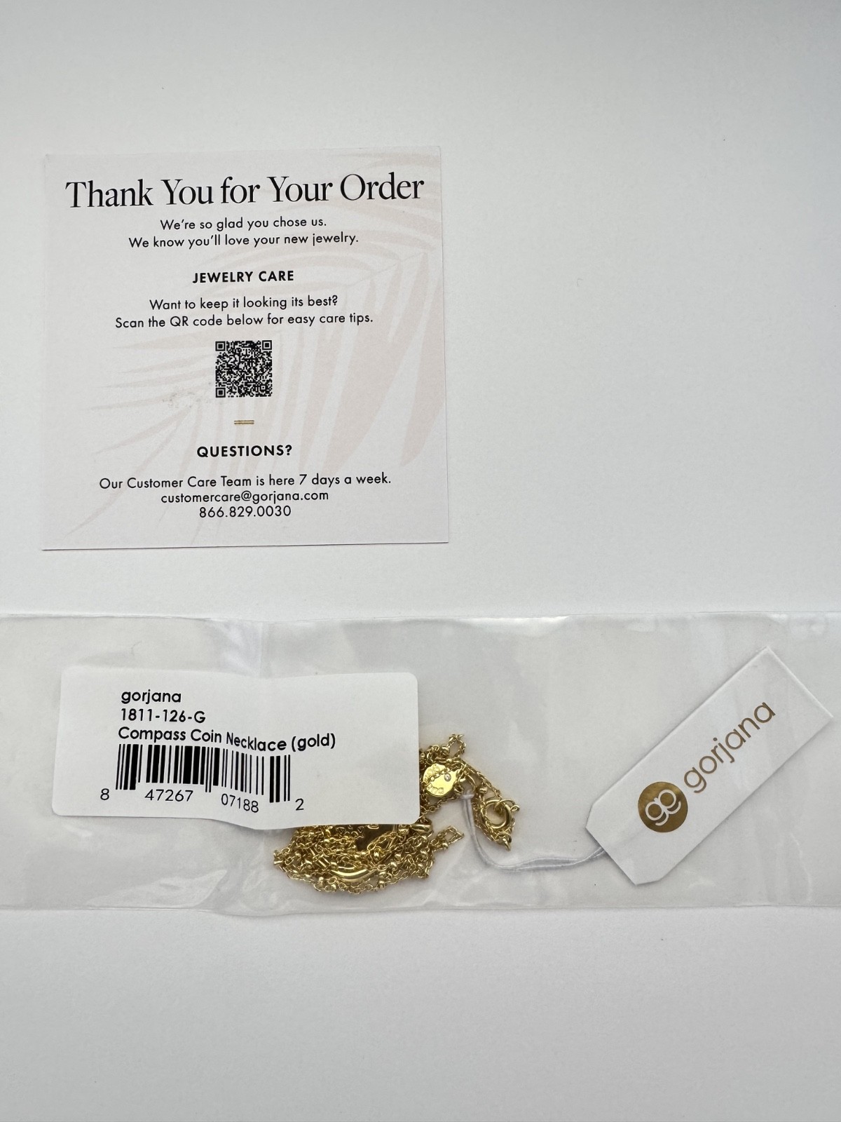 NWT ~ Gorjana Compass Coin Pendant Necklace 18k Gold Plated ~ Free Shipping