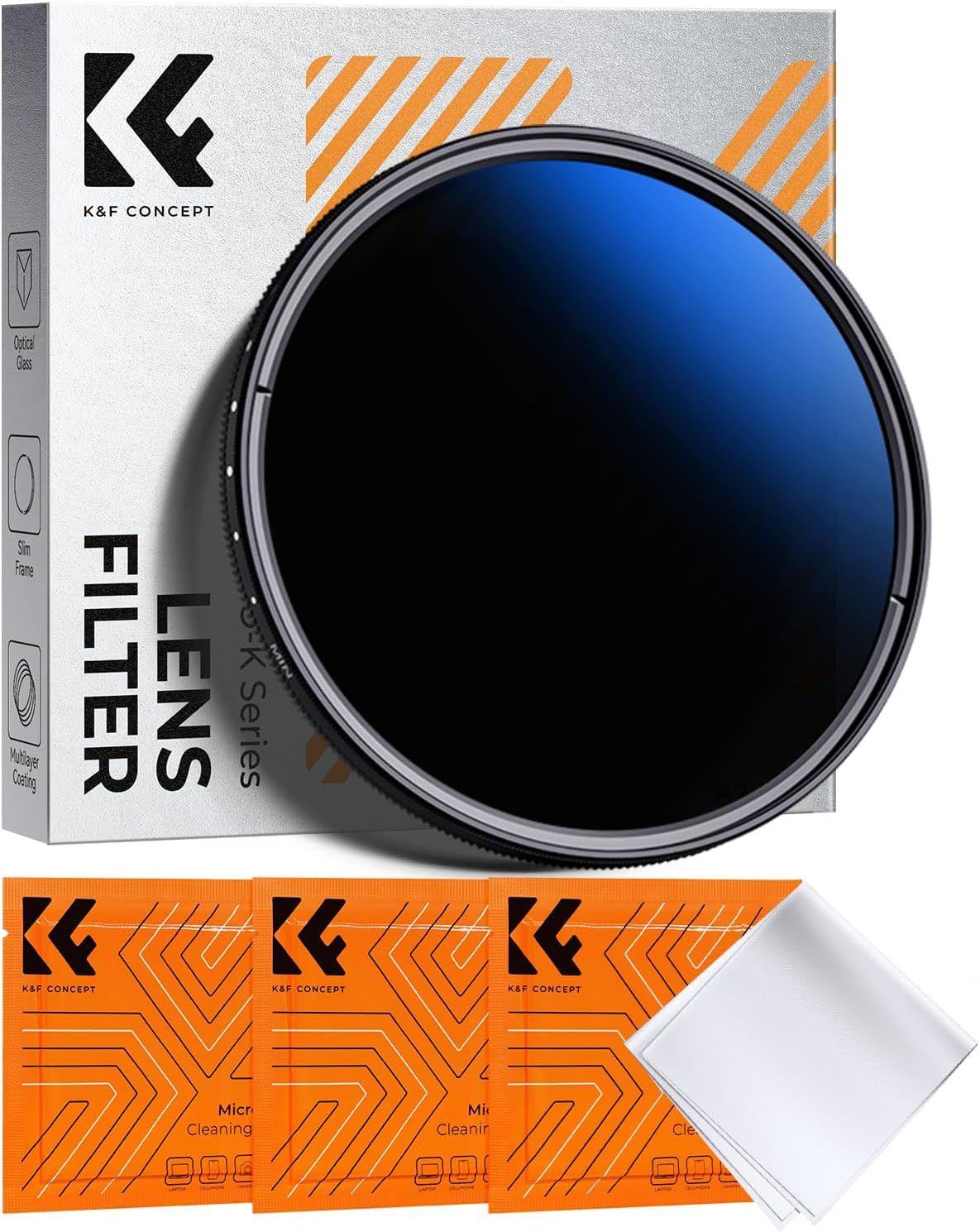 39Mm Variable ND Lens Filter ND2-ND400 (1-9 Stops) 18 Multi-Layer Coatings Ad…