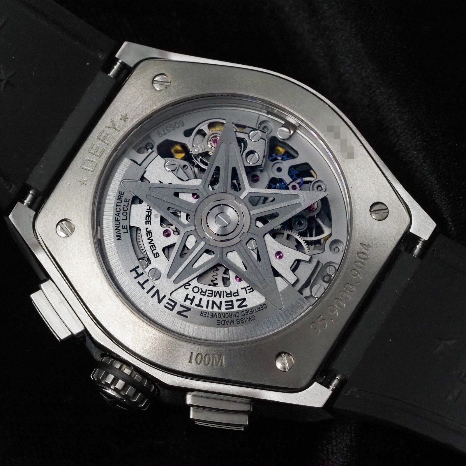Zenith Defy El Primero 21 44MM Skeleton Dial Rubber Strap (95.9000.9004/78.R782)