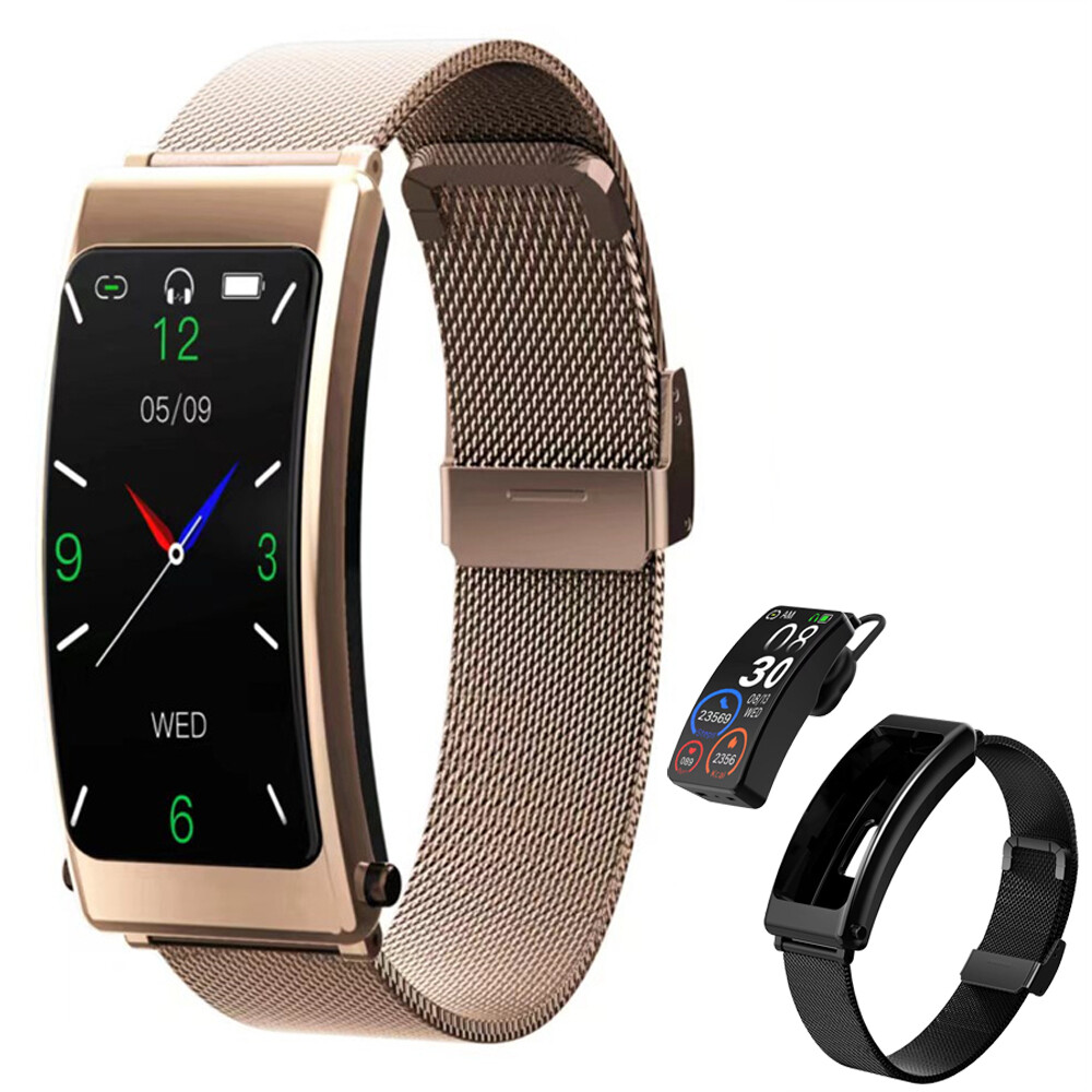 Smart Watch with Earbuds Bluetooth Headset Fitness Trackers for Men Women Gift