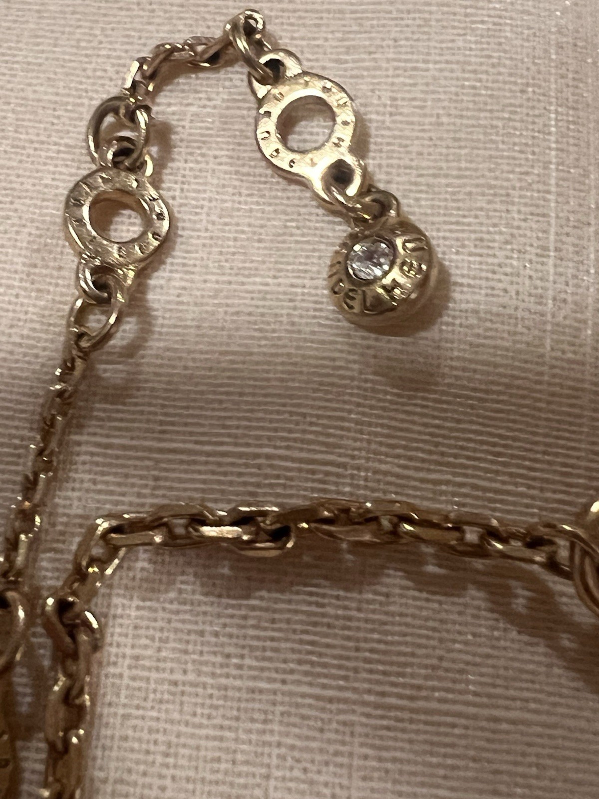 Henri Bendel 712 NY Crystal Padlock Key Statement Tassel Necklace Long 32″