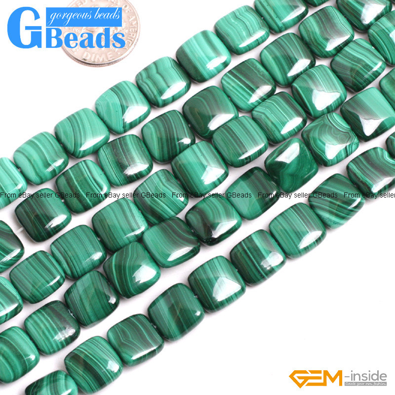 Assorted Shape Grade A Malachite Gemstone Beads For Jewelry Making 15″ Necklace