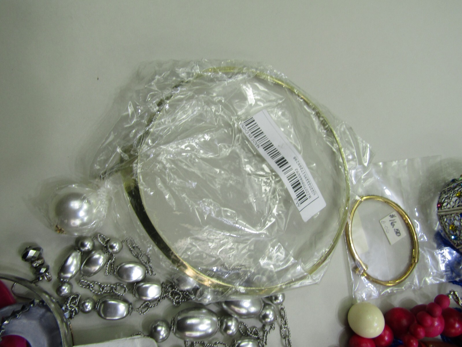 Jewelry Necklaces Earrings Studs Hoops Dangle Rings Bracelets Pins Mixed Lot