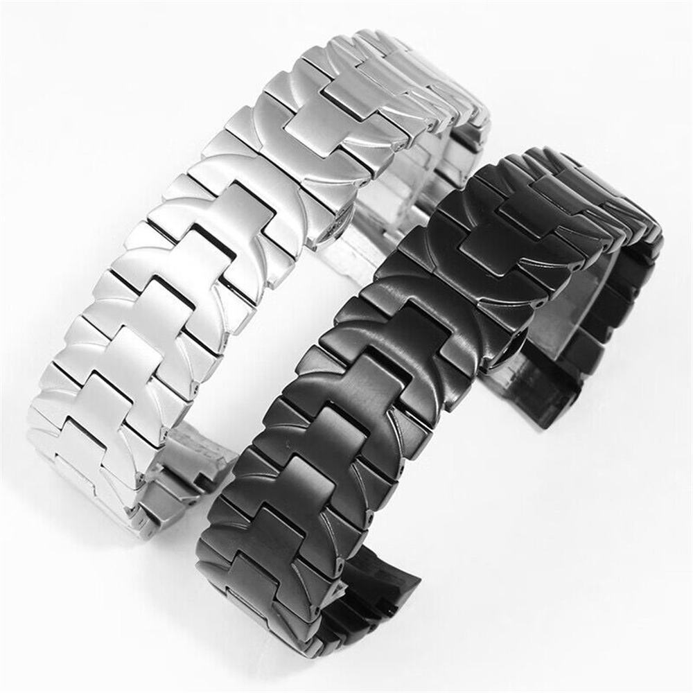 Stainless Steel Strap For Panerai Luminor PAM441 111 01316 Butterfly Buckle Band