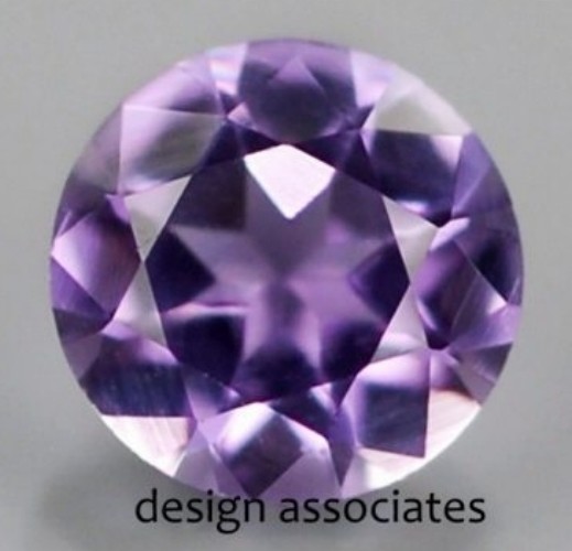 BRAZILIAN AMETHYST 4 MM ROUND CUT 3 PIECE SET ALL NATURAL