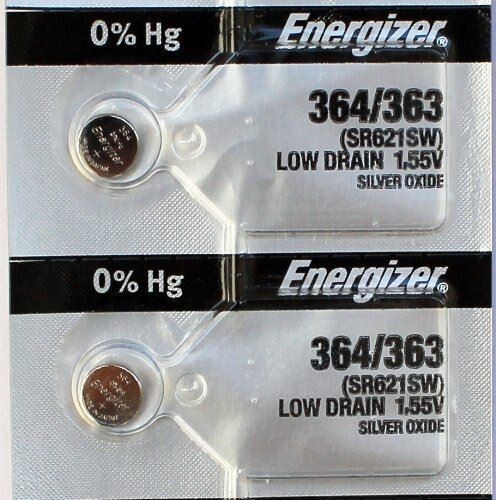 Two (2) Energizer 346 SR712SW Silver Oxide Watch Batteries Free Ship USA
