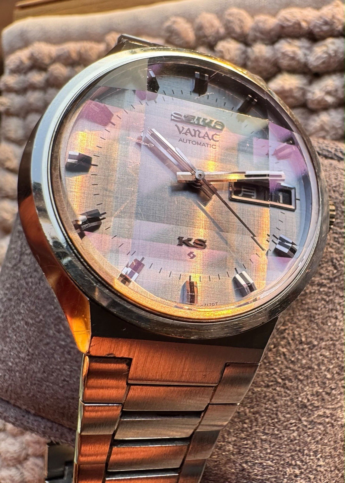 Rare Vintage 1973 King Seiko Vanac 5626-7210