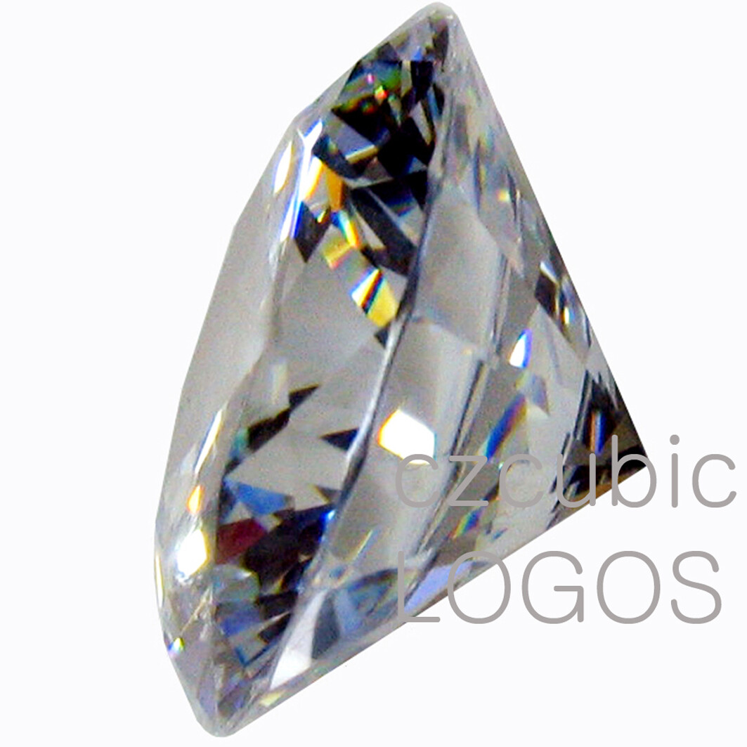 CUBIC ZIRCONIA LOOSE ROUND STONES CLEAR CZ EXCELLENT TOP 7A QUALITY US SHIPPER 2
