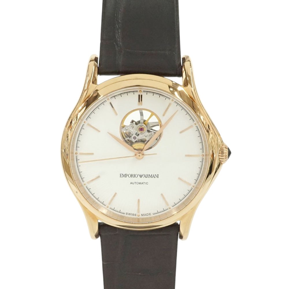 EMPORIO ARMANI ARS-3301 Stainless Steel / Rose Gold Plated 42.0mm #KNW2194