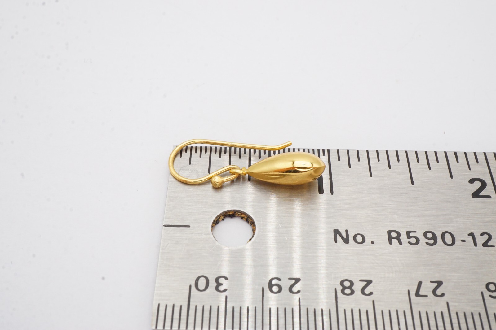 Gold Plated Sterling Silver 925 Dangle Earrings Danecraft G5