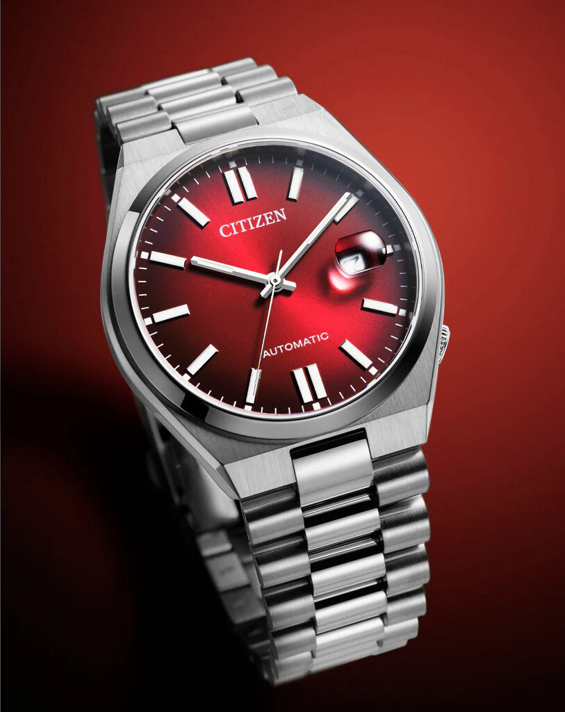 Citizen Tsuyosa NJ0150-56W Automatic Sapphire Red Dial Men’s Watch