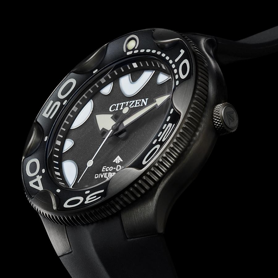 CITIZEN Promaster BN0235-01E Eco-Drive Whale Shark Solar 200M Diver Men Watch