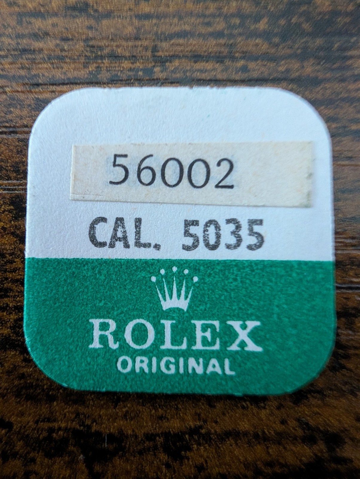 ROLEX-MULTI USE SCREWS-FACTORY SEALED-CALIBER 5035 PART 56002 5 PIECES PER PACK