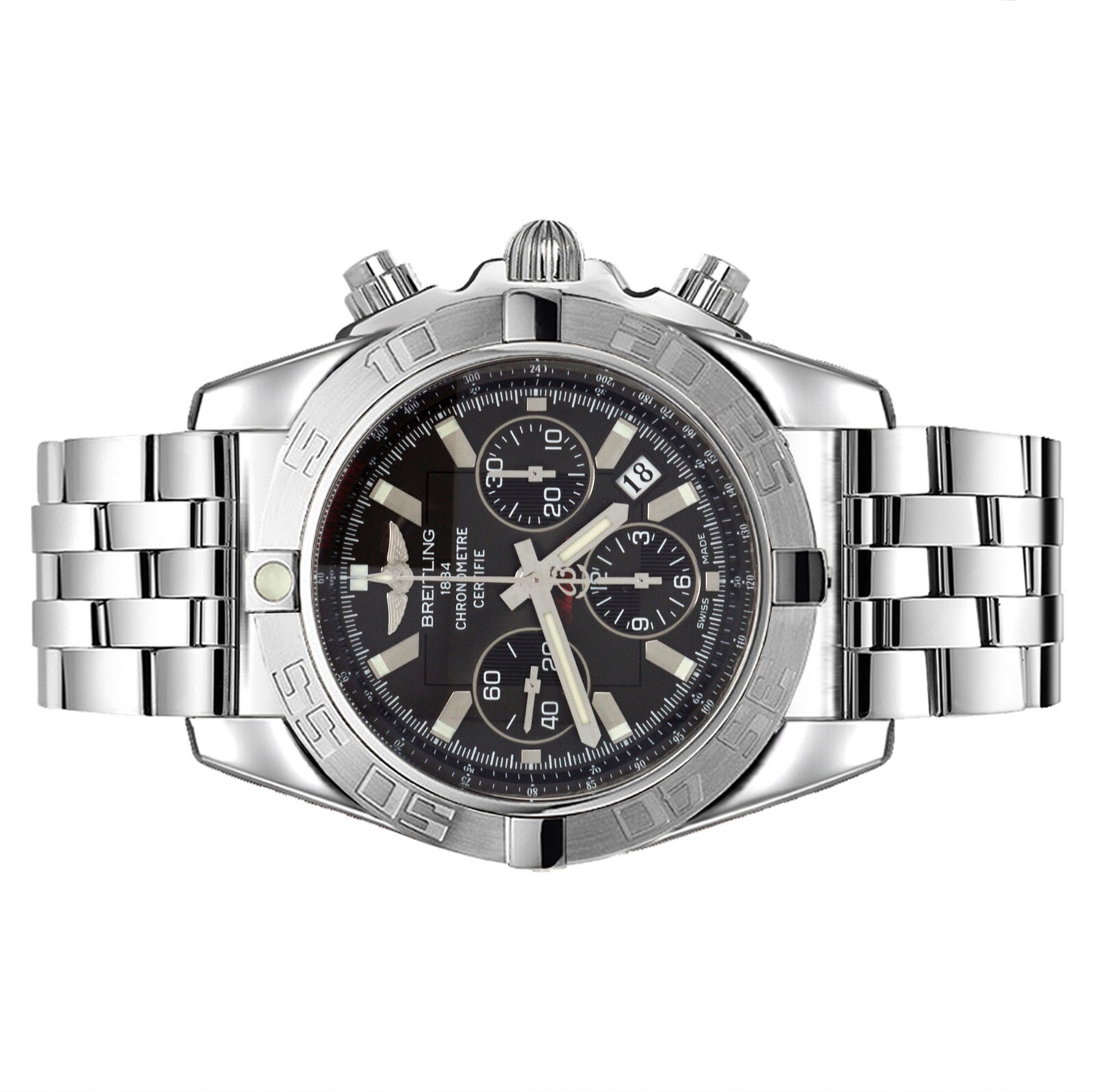 Breitling Chronomat 44 Automatic Wristwatch AB011011/M524-375A after service