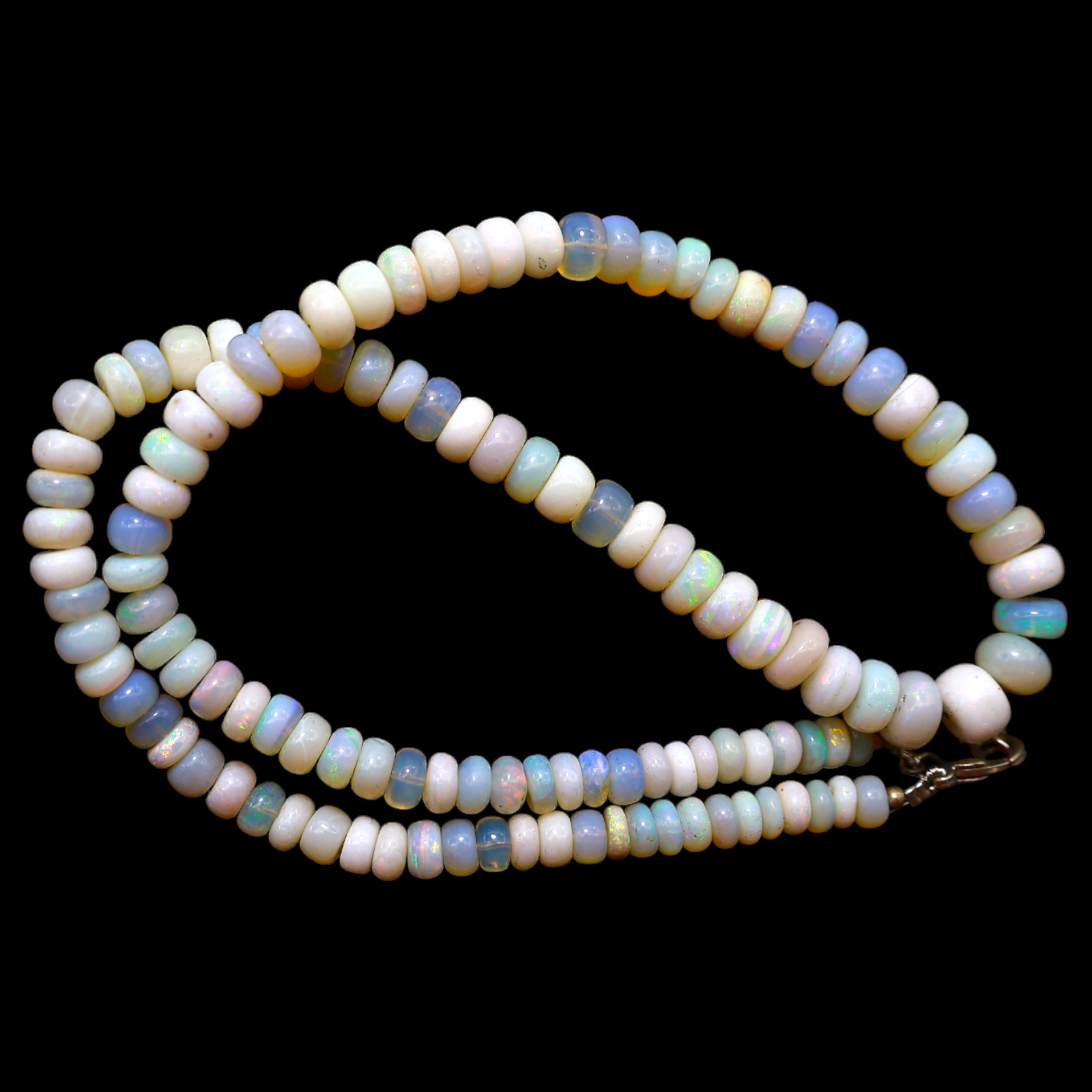 Smooth Fire Opal Beaded Not Applicable Rondelle Handmade Sister Trendy Necklace