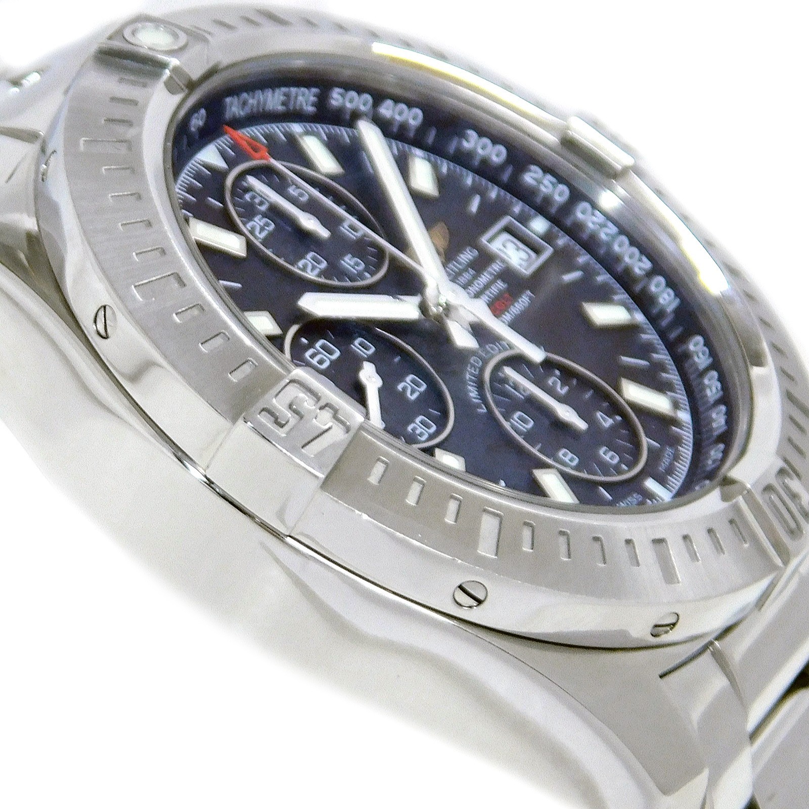 BREITLING Colt Chronograph A13388 S. Steel Automatic Men’s Watch #1238B