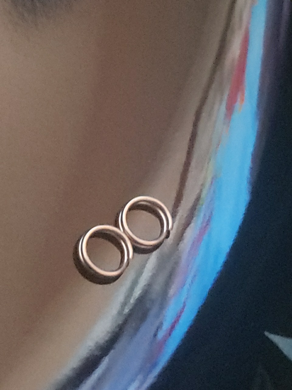2 Pc 5mm 14k Solid Yellow Gold Round Split Jump Ring