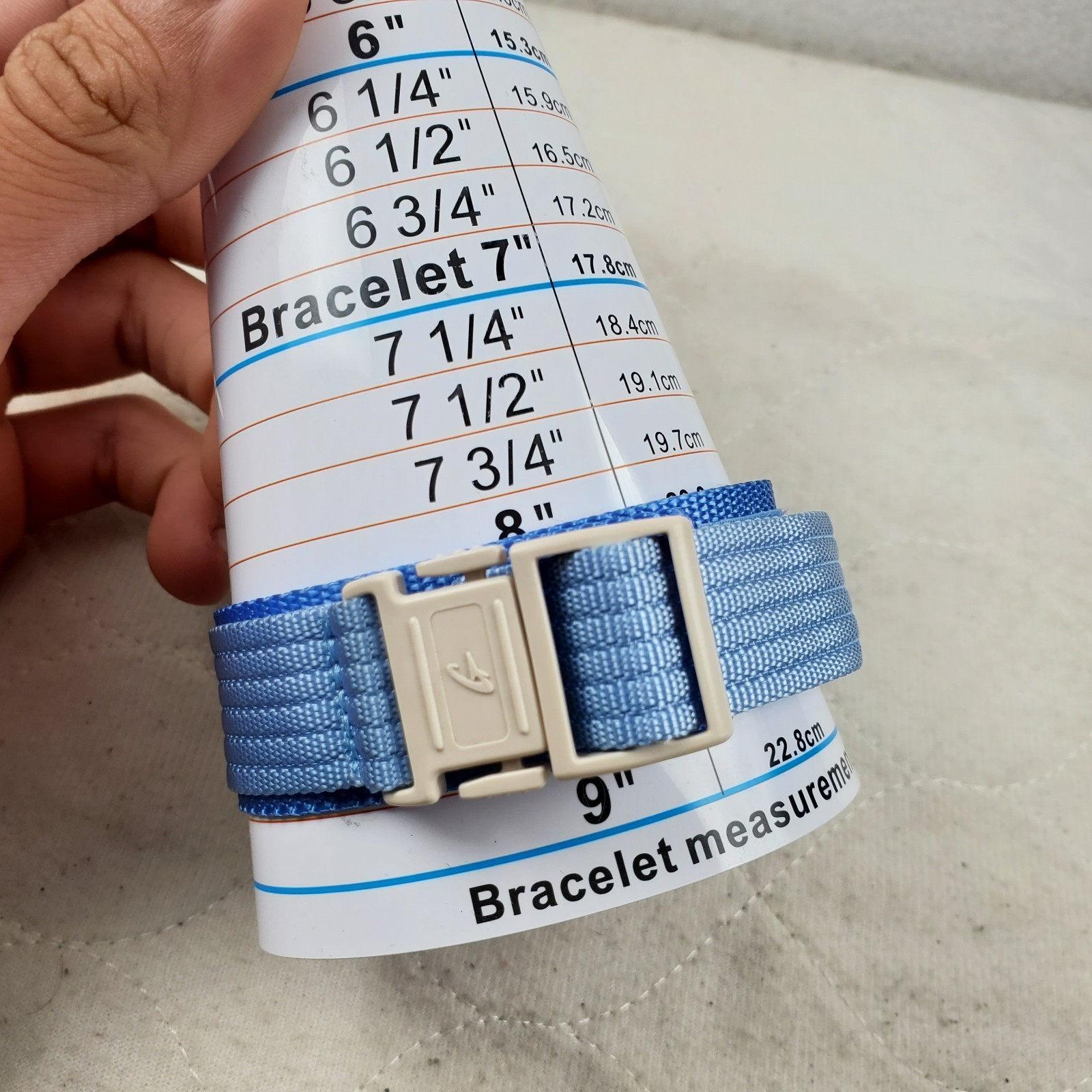 GENUINE CASIO BABY-G BABY BLUE CLOTH ONE-PIECE WATCH BAND STRAP