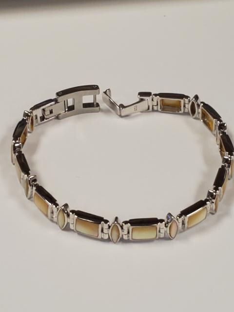 Sterling Silver 7.5″ Tennis Style Bracelet 13.0 Gr.