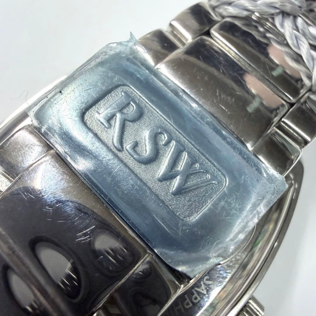 RSW Rama Sumo Automatic Watch Black Silver Steel From Japan