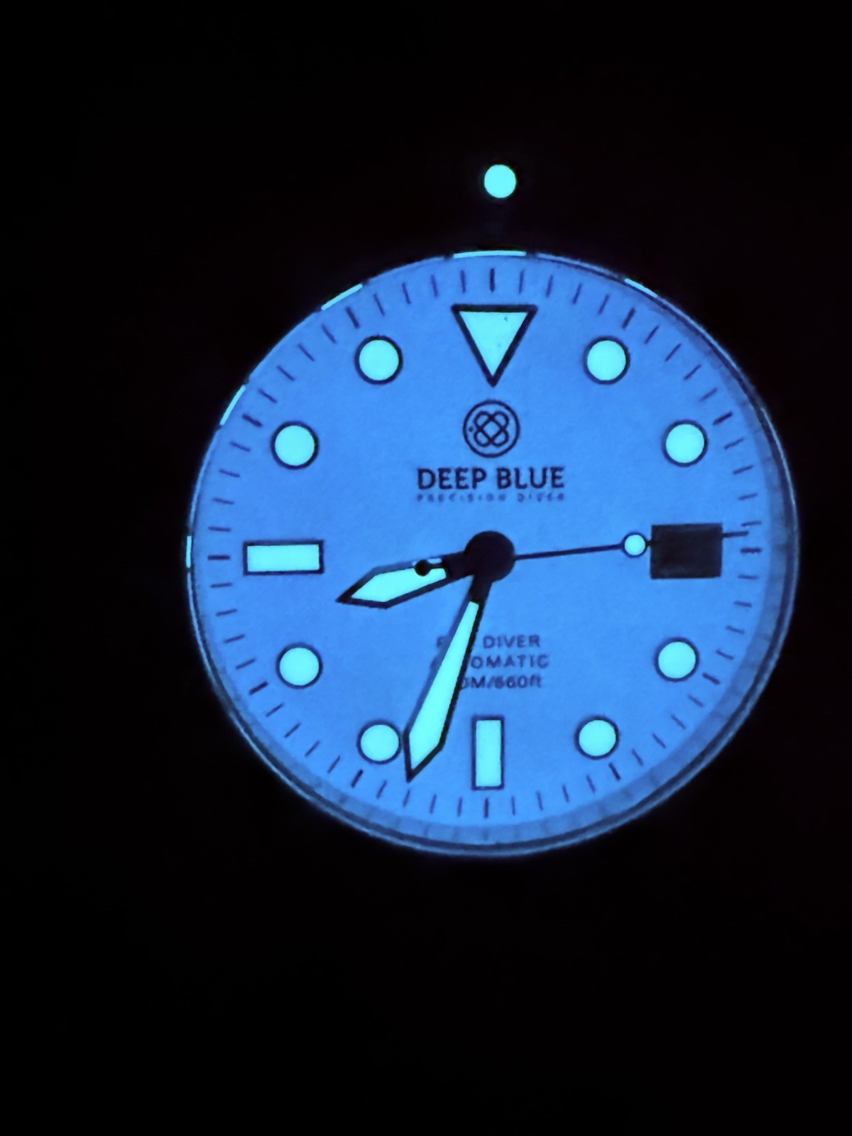 Deep Blue PRO DIVER 200 42.5MM AUTO DIVE WATCH-BLUE FULL LUME DIAL -NEW‼️