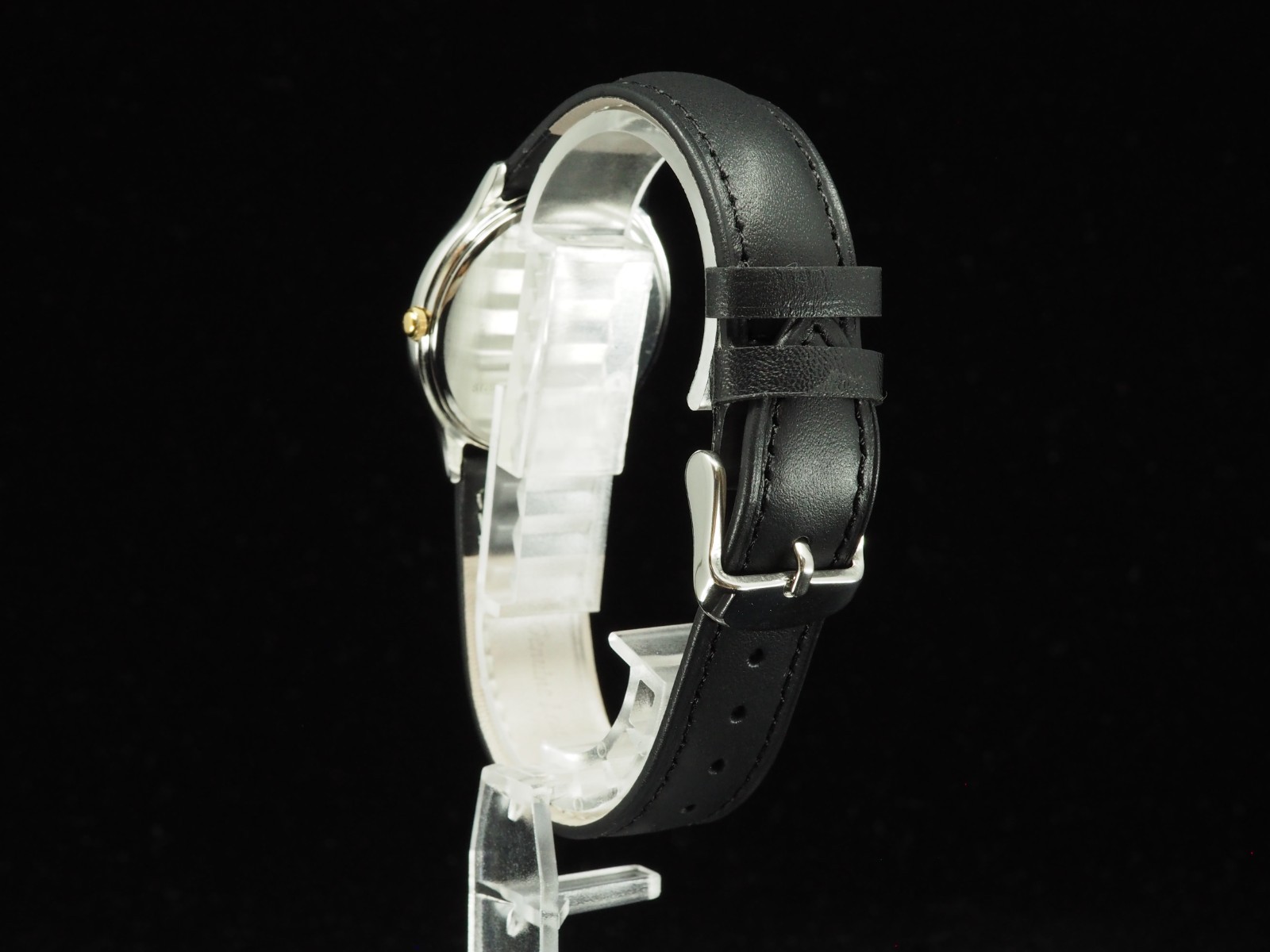 Vintage N MINT Seiko Contemporary Basic 5H23-6B90 Roman Qz 33mm Mens Watch JAPAN