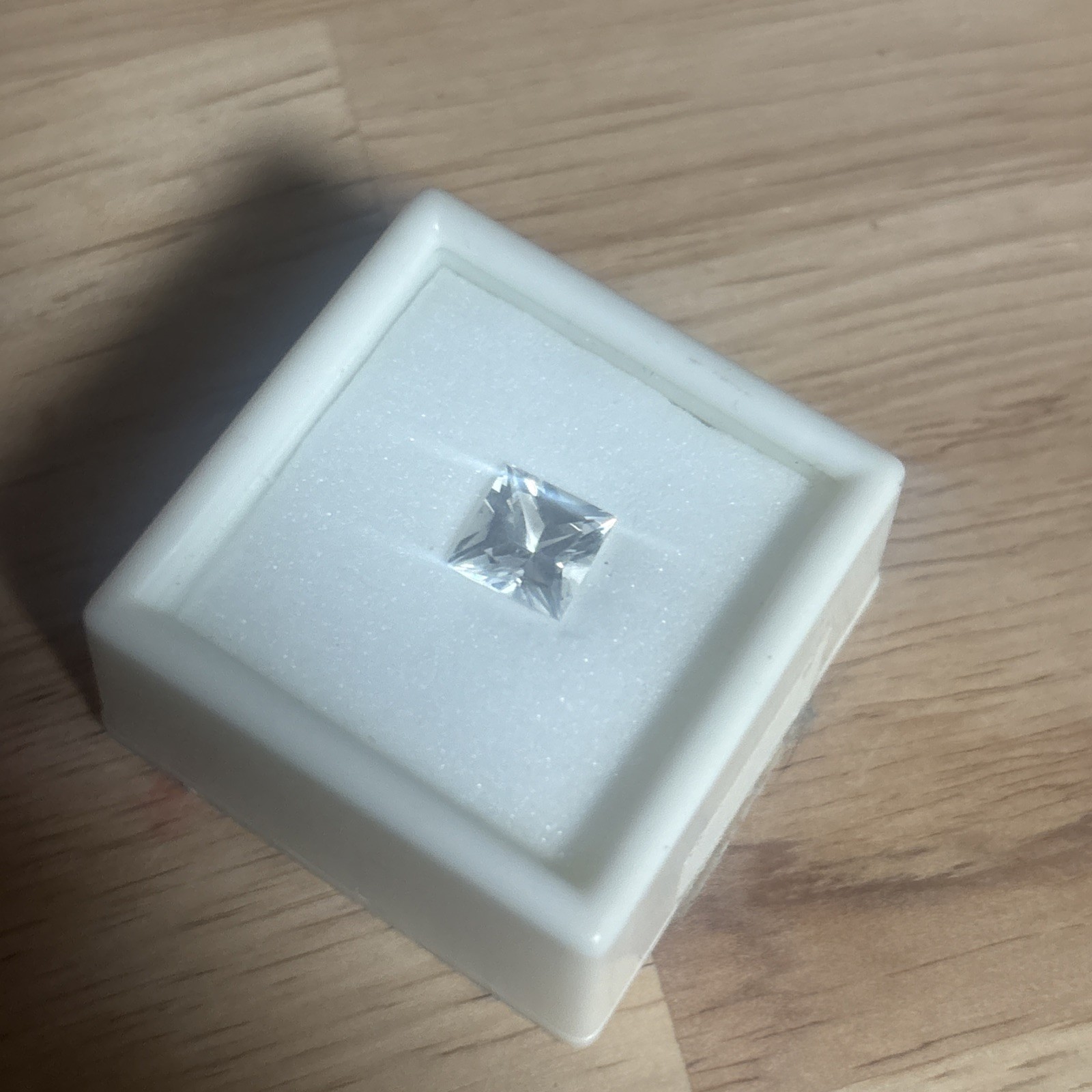 NEW 2.75ct White YAG Simulant Gemstone 8x8mm Gem Jewelry Stone Craft Piece