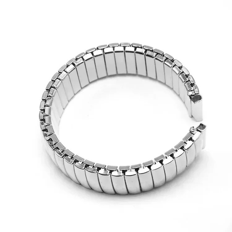 Stainless Steel Elasticated Watch Band Strap Metal Bracelet 12 14 16 18 20 22 mm