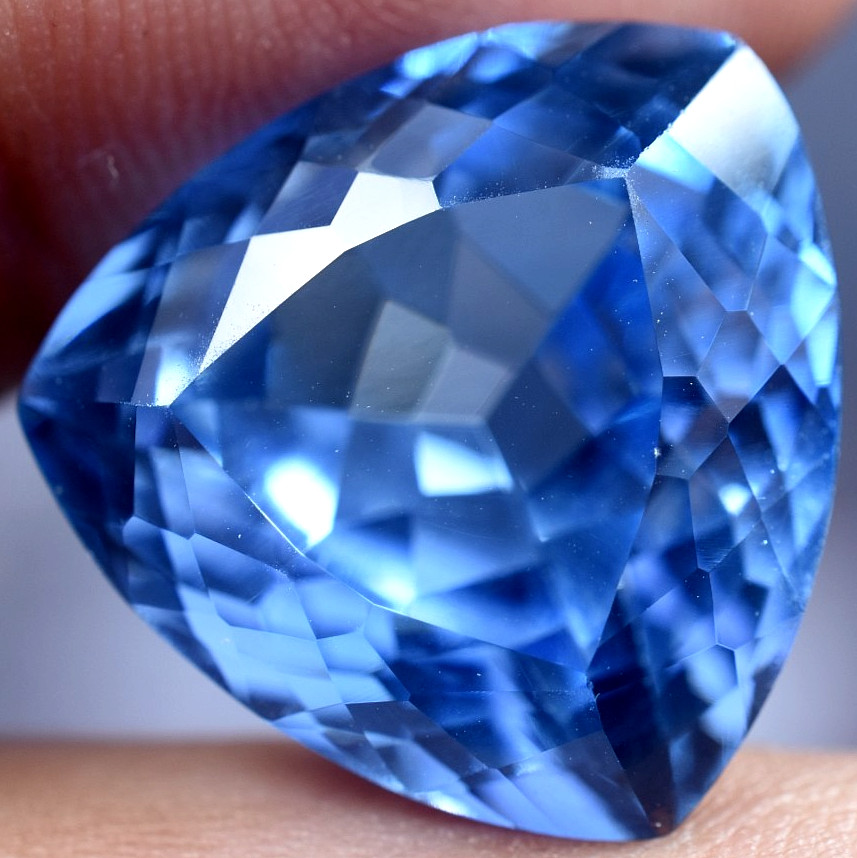 Natural 21.25 Ct Namibia Jeremejevite Flawless Certified Stunning Loose Gemstone