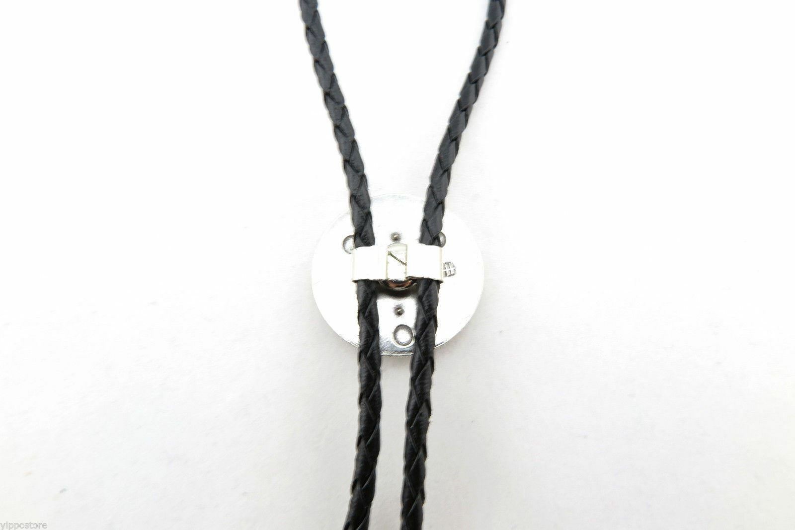 United States USMC Marine Corps Gold/Silver Western Cowboy Rodeo Bolo Tie