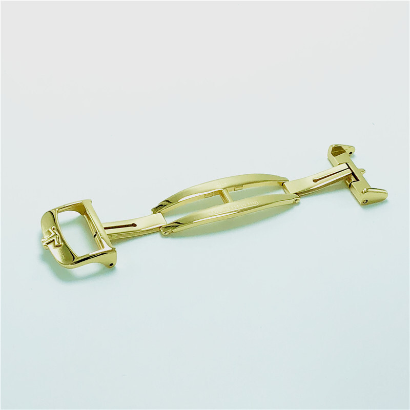 Quality Stainless Steel Watch Buckle Butterfly Clasp 18mm Fits Jaeger LeCoultre