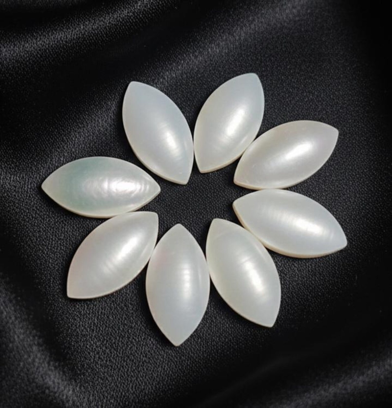 Natural Freshwater Pearl Marquise Cabochon Smooth Gemstone 4x8mm-10x20mm