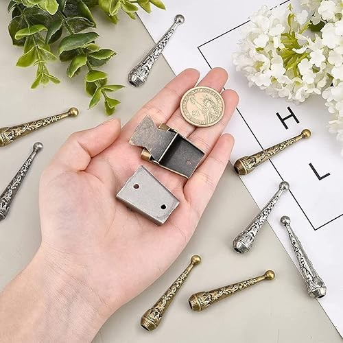 Iron Bolo Tie Parts Kit Including 4Pcs 2 Colors Bolo Tie Tips Replacement End…