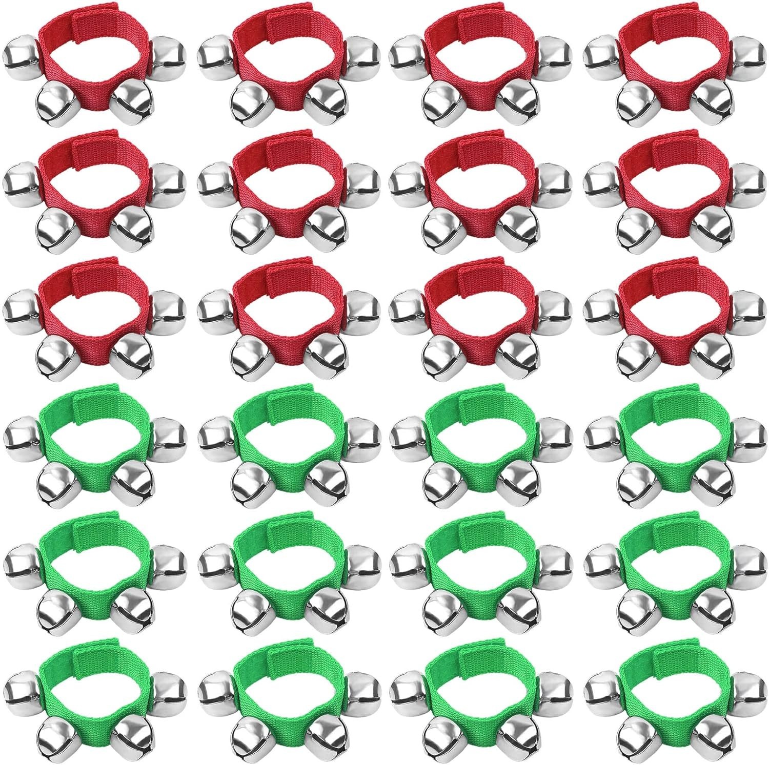 Loud and Clear 24PCS Jingle Bell Bracelets – Party Favors for Every Celebration