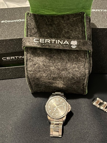 Certina DS Podium Automatic Grey Dial Men’s Powermatic 80 C0014071105700