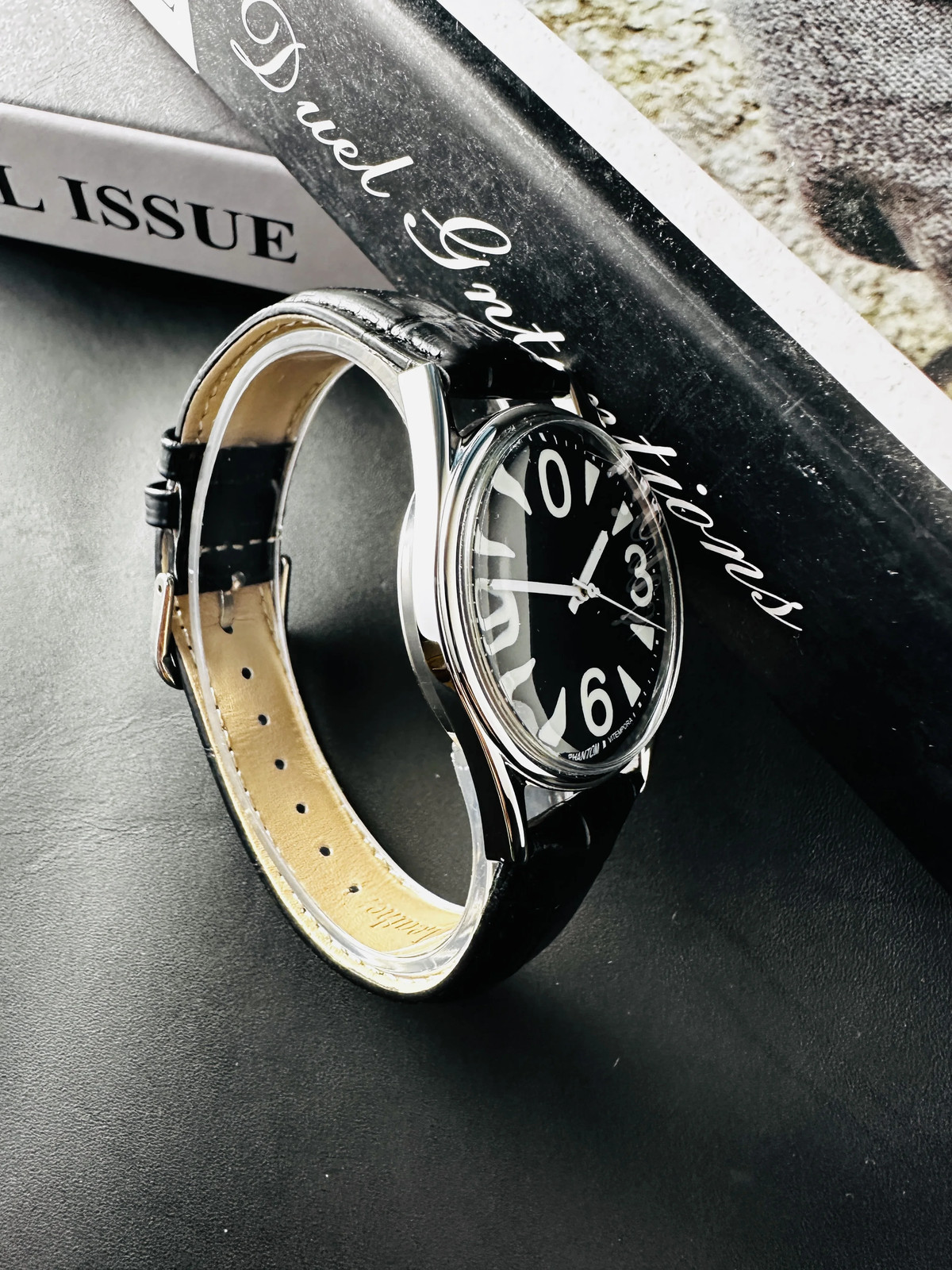 HEIMDALLR Men’s 38mm Vintage Mechanical Watch Manual Wind Leather Strap