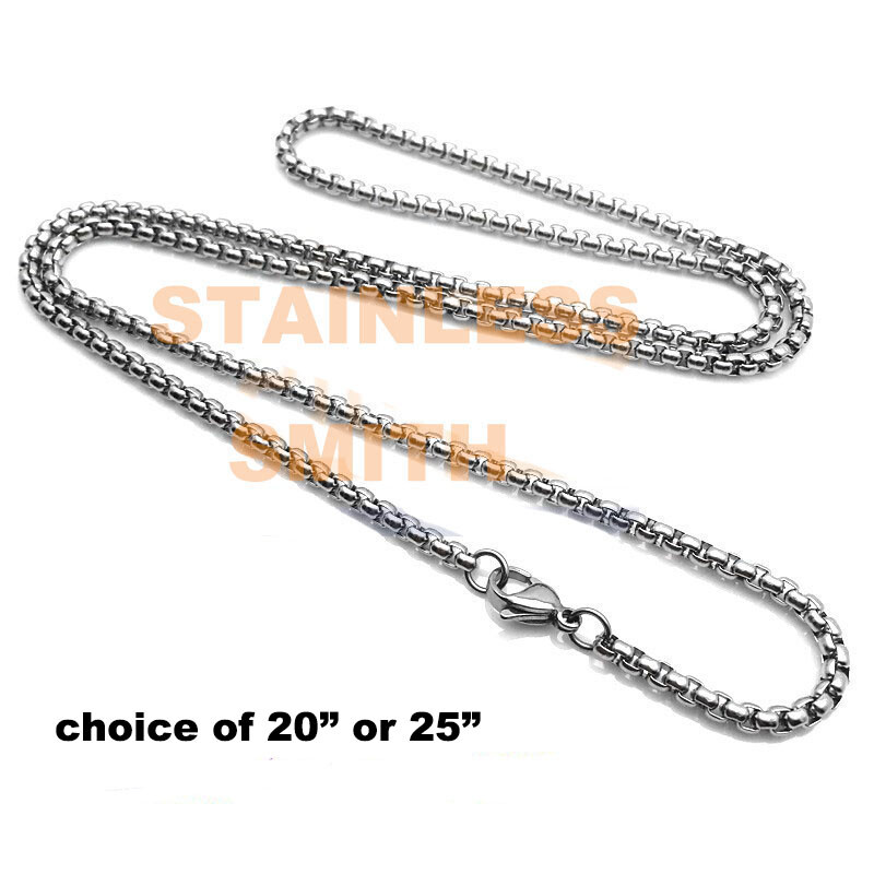 SMITH Stainless Steel Womens Viking Wolf Head Moon Pendant Necklace For Women