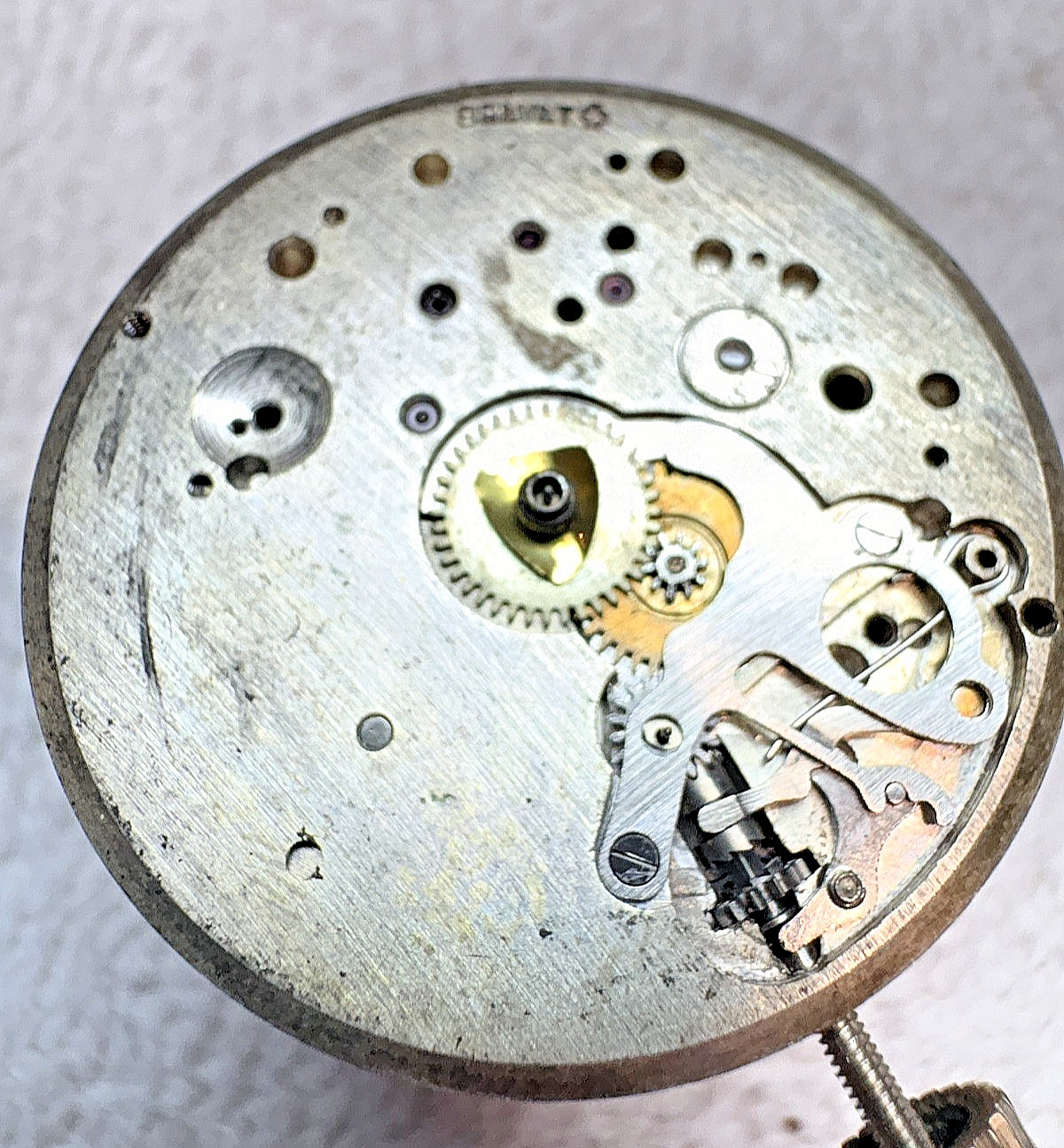 Vintage DOGMA Brand, “Brevet” Swiss Chronograph Watch Movement-COMPLETE!