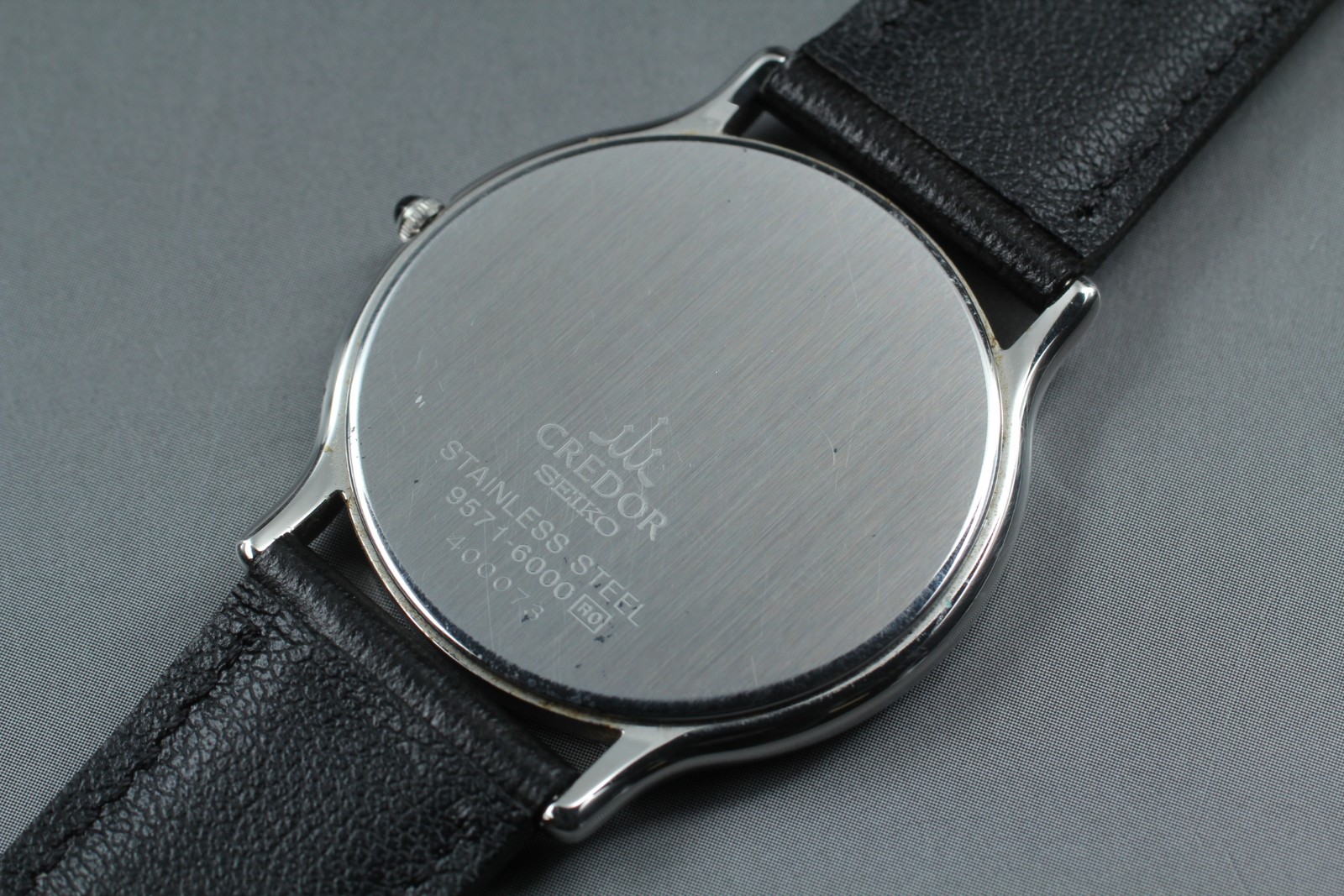 [Near MINT] SEIKO CREDOR 9571-6000 Silver Dial Quartz Men’s Watch from JAPAN