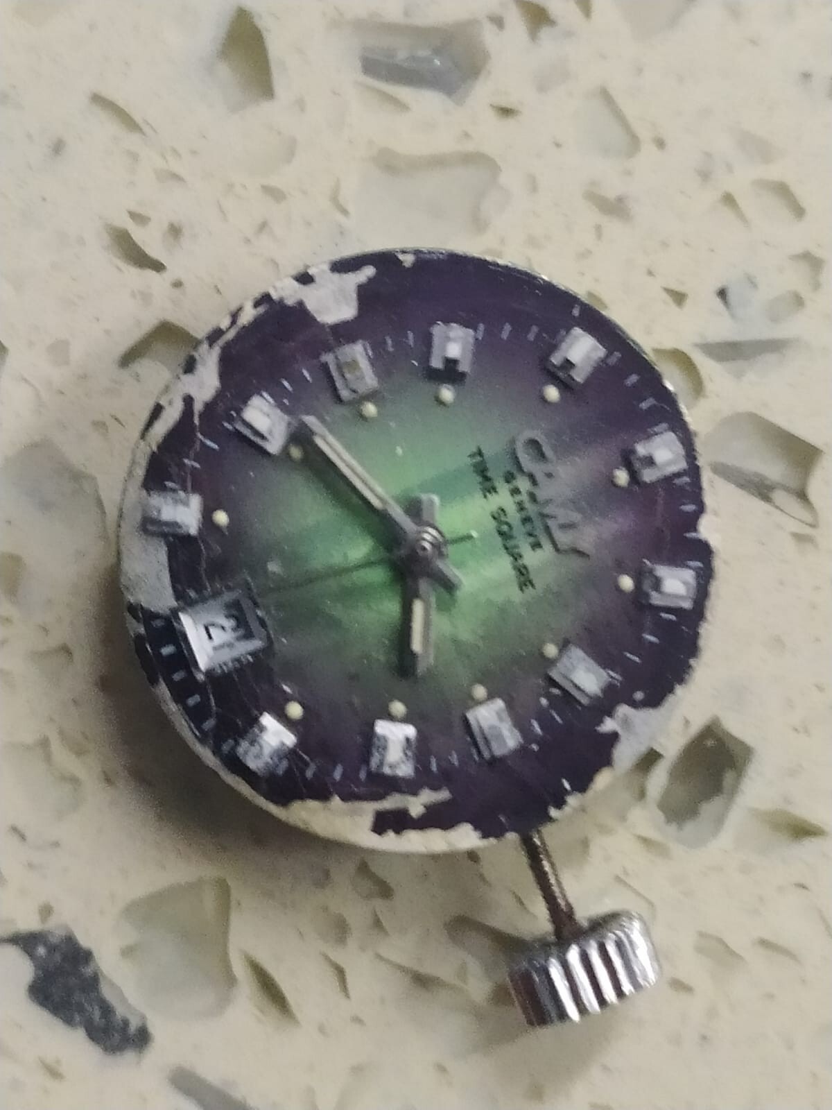 ETA 2671 Incomplete Movement Automatic with dial Used