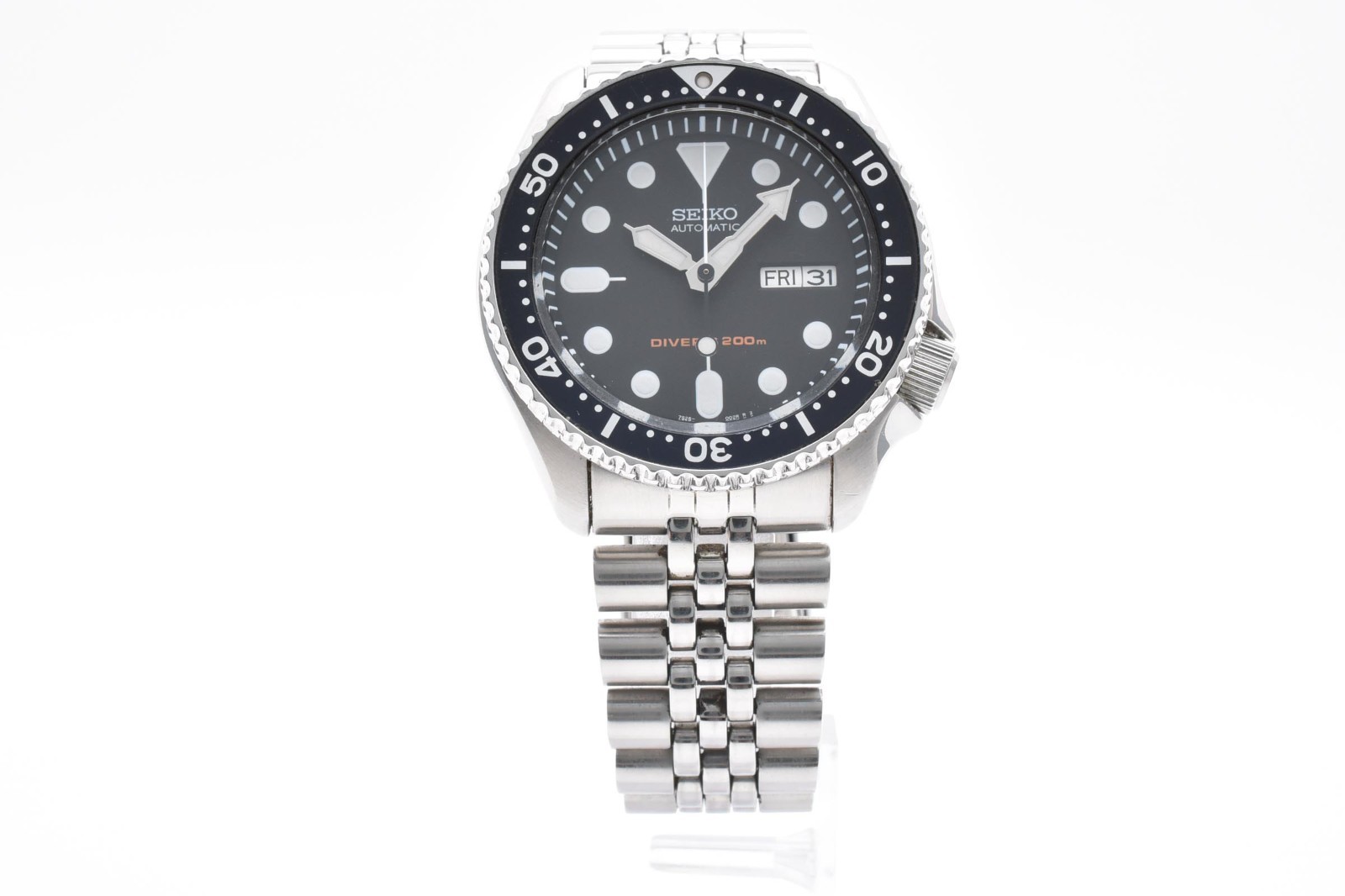 [ EXC+5 ] SEIKO 7S26-0020 SKX007 Diver Black Boy Automatic Men’s Watch JAPAN