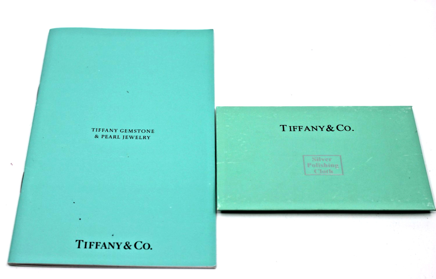 Tiffany & Co. Gemstone & Pearl Jewelry Care Booklet & Silver Polishing Cloth