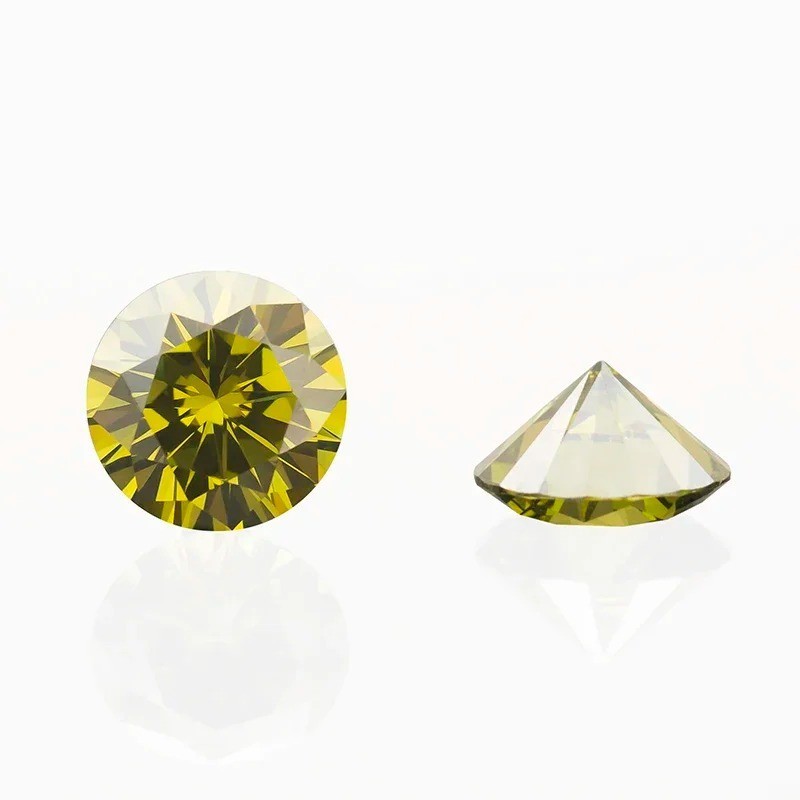 Round Cut 5A Cubic Zirconia Stone Mix Colors 15 Loose CZ Stones Synthetic Gems.