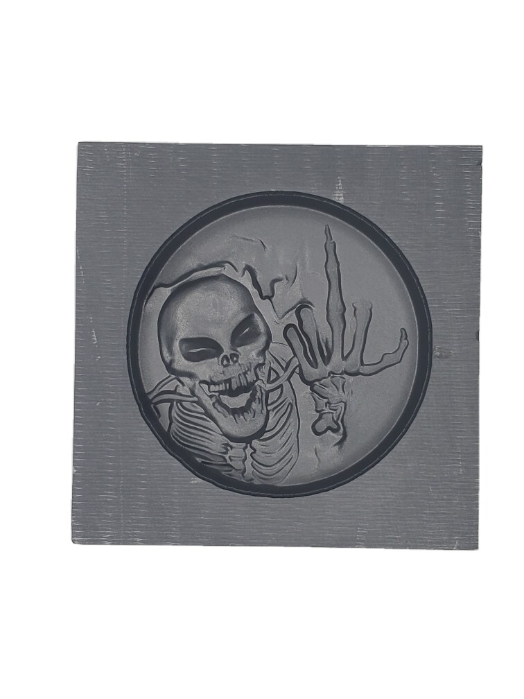 Skeleton 3D Graphite Ingot Mold Gold Silver Copper Tin Melting Casting Refining