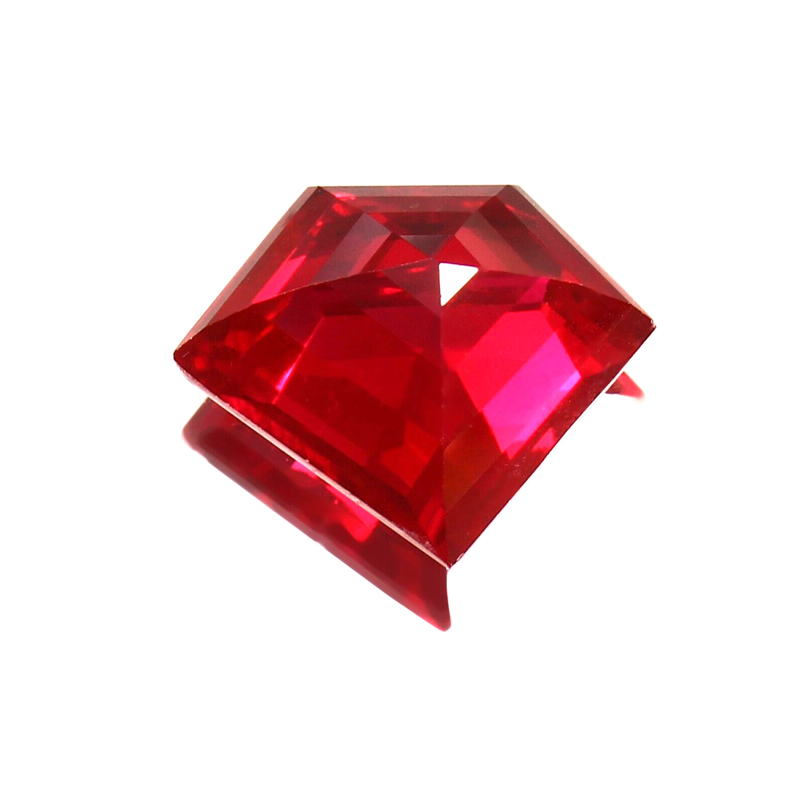 AAA Natural Pigeon Red Mozambique Ruby Loose Pentagon Gemstone Cut 14×16 MM