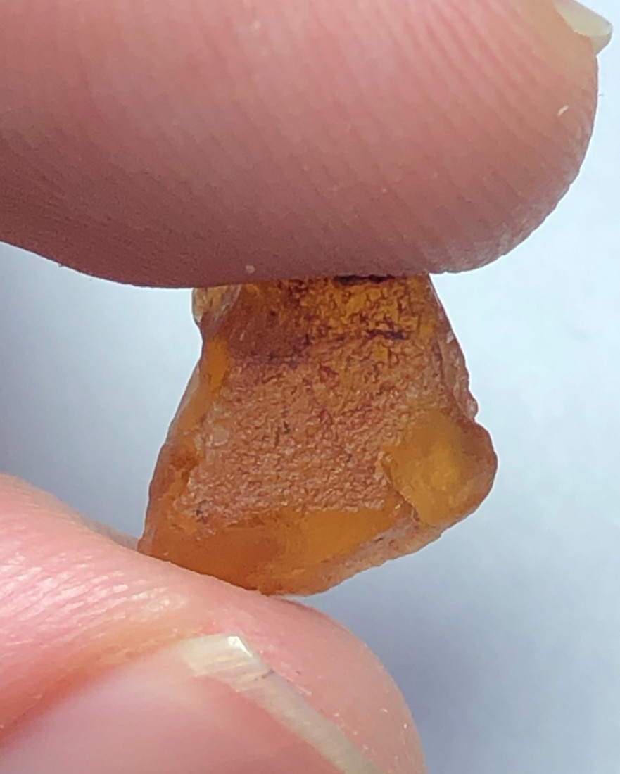 60 carat Natural facet rough quality hessonite garnet from Africa loose gemstone