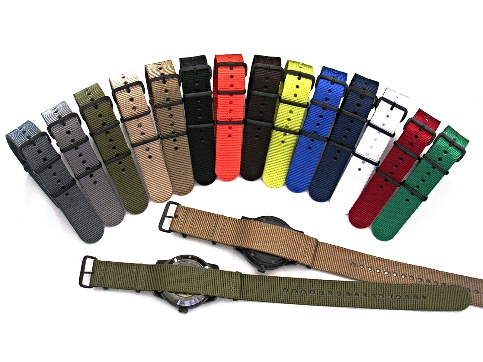 NATO ® X-treme Heavy ballistic nylon G10 Military Sport watchband strap bond USA