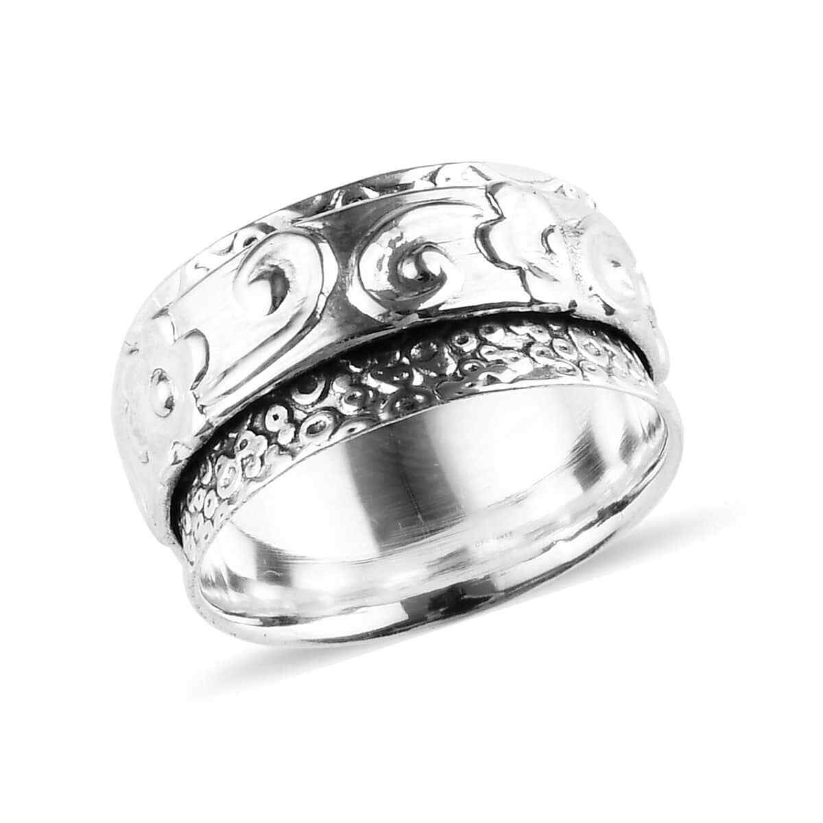 Spinner Ring in Sterling Silver 4.40 Grams Size 11